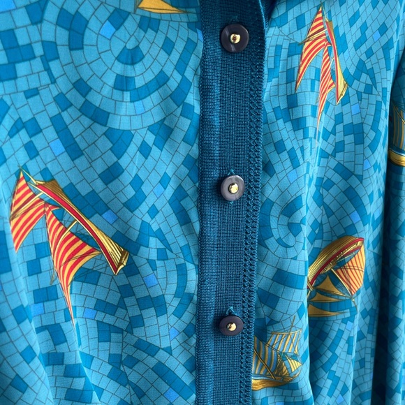 Vintage Sailboat blouse - Picture 2 of 4